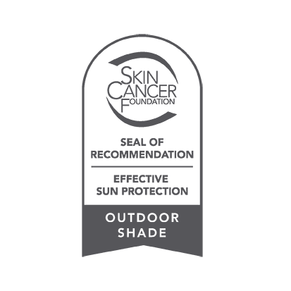 The Skin Cancer Foundation Seal of Recommendation — Effective Sun Protection for Outdoor Shade