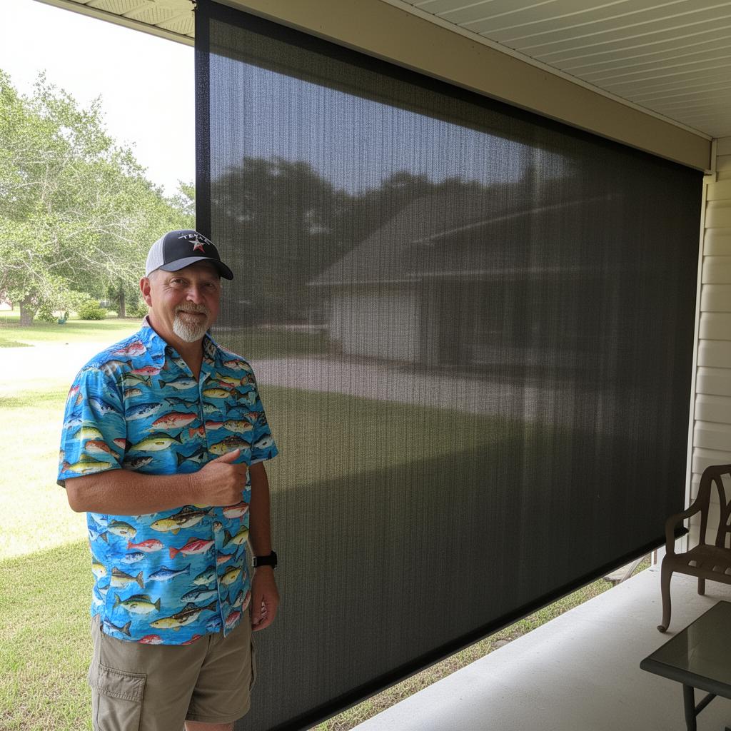 Drop-Down Outdoor Curtains
