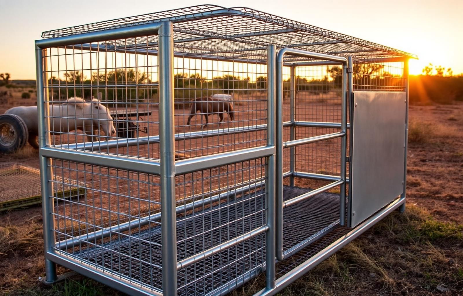 Custom Hog Cages, Truck Bed Rigs, Trailer Cages & Trap Systems