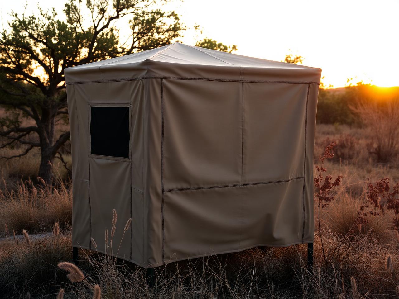 Custom deer blind cover